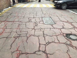 Latex antislip pavement