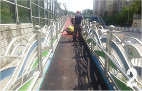 adjust thin layer method with a manpower