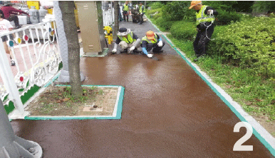 pave regulating layer after cleaning