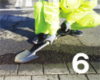 Construction site and flowchart 6