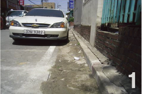 Gutter, boundary stone repair