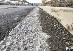 Gutter, boundary stone repair case2