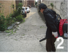 clean the floor surface