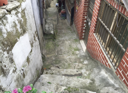 Side streets pavement