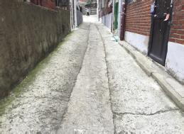 Side streets pavement